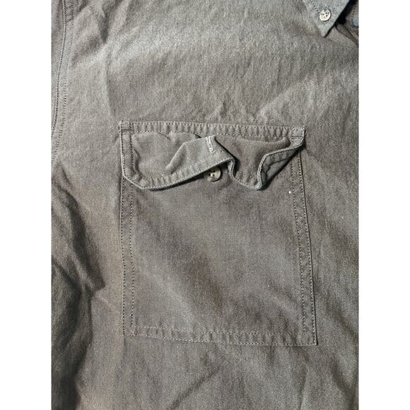 LOT(2) Carhartt S107SIE Shirts Burnt Orange/Gray Button Up Short Sleeve Mens XL - Picture 13 of 16